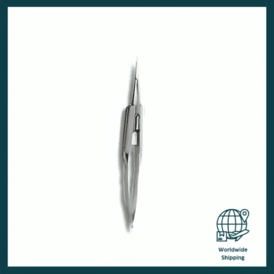 Anis Needle Holder, Curved, Stainless Steel