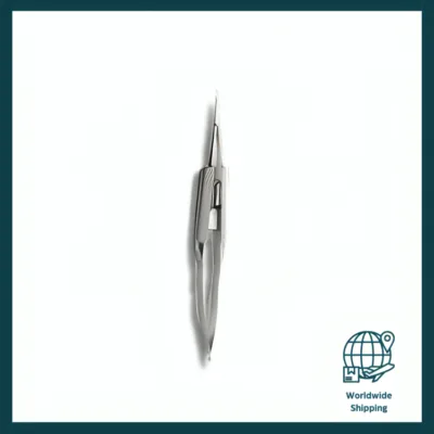 Anis Needle Holder, Curved, Stainless Steel