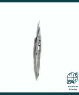 Anis Needle Holder, Curved, Stainless Steel
