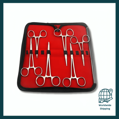 6 Piece Ultimate Hemostat Forceps kit