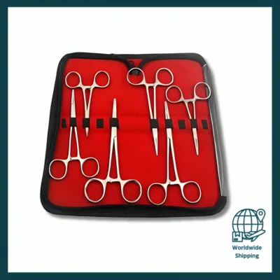 6 Piece Ultimate Hemostat Forceps kit