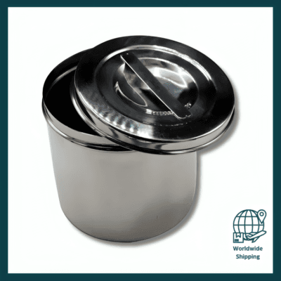 ARMO DRESSING JAR WITH LID.