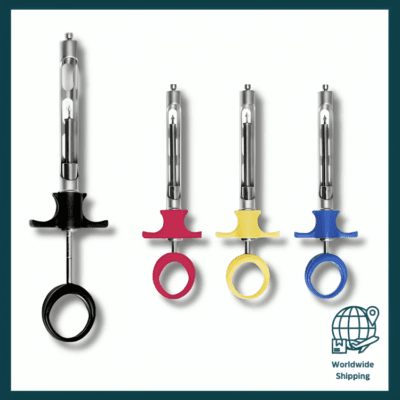 Aspirating Syringe Dental Set of 4