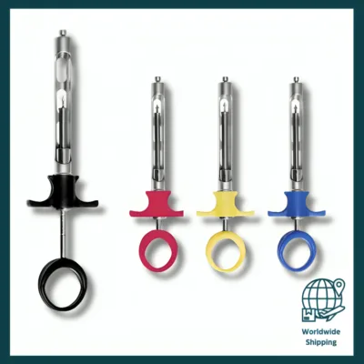 Aspirating Syringe Dental Set of 4
