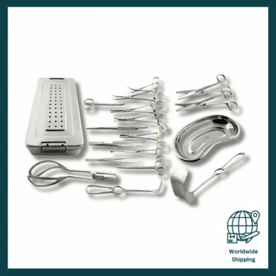 Cesarean section surgical instrument set