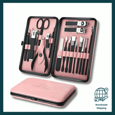 Manicure Set Professional Nail Clippers Kit Pedicure Care Tools