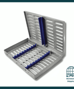 Surgical Sterilization 10 PCS Cassette Rack Box Restorative Instruments