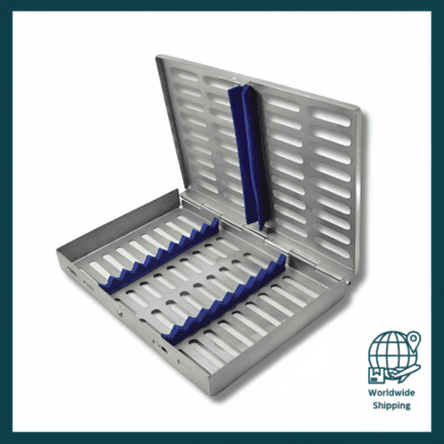 Surgical Sterilization 10 PCS Cassette Rack Box Restorative Instruments