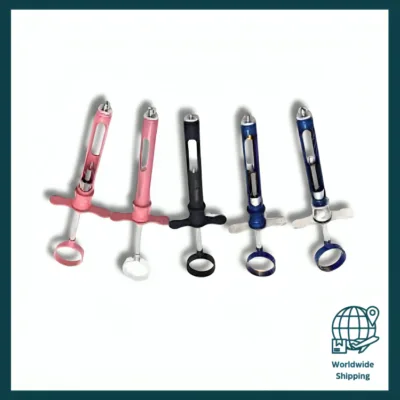 Aspirating Dental Cartridge syringe set of 5 Colourfull